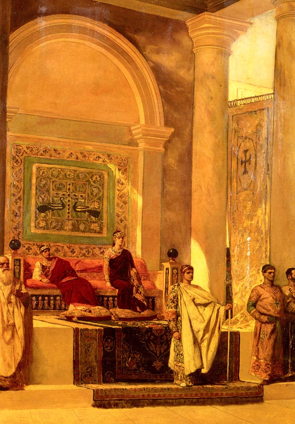 Jean - Joseph Benjamin, Constant, La Sala del Trono a Bisanzio
